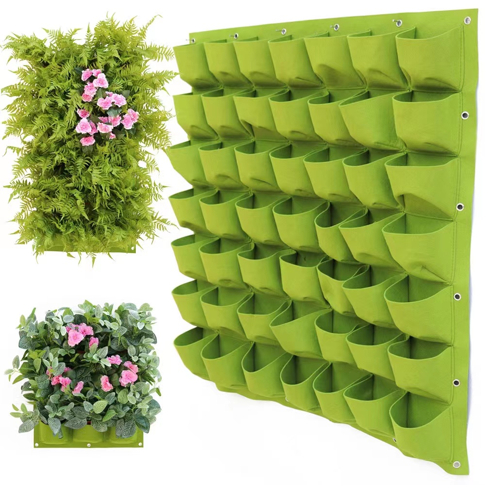 Bonsai Vertical Garden - أكياس زراعة معلقة على الحائط خضراء