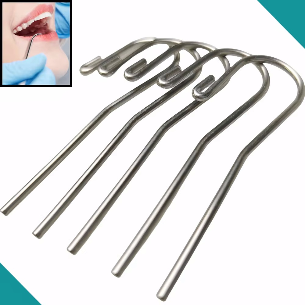Root Hook Tool - 5 قطع/عبوة من خطافات الفم المصنوعة