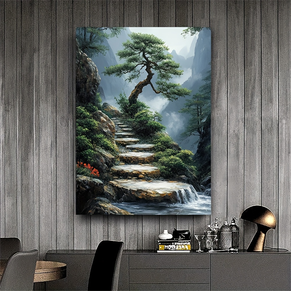 لوحة فنية على قماش كانفاس بتصم - مراجعة Bonsai Vertical Garden وسعره