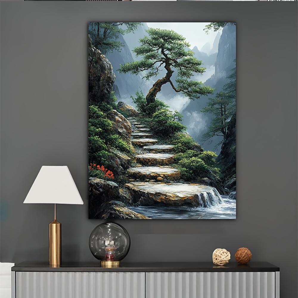 لوحة فنية على قماش كانفاس بتصم - مراجعة Bonsai Vertical Garden وسعره
