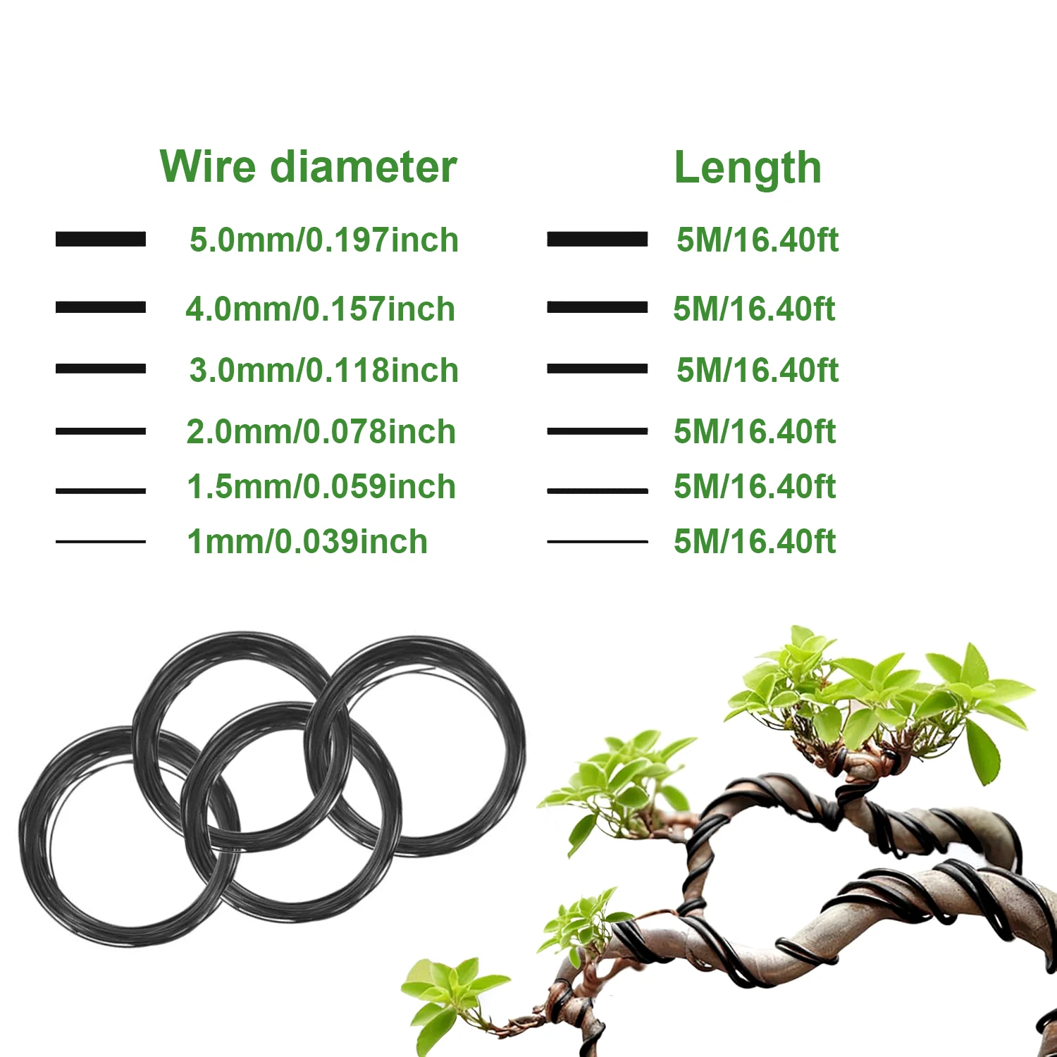 سلك تدريب للبونساي من الألومني - مراجعة Bonsai Wire Aluminum وسعره